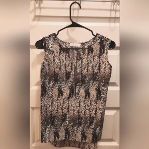 CALVIN KLEIN High-Low Sleeveless Top